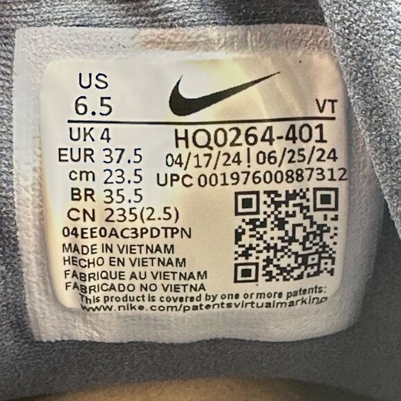 Women's Nike Reactx Infinity RN 4 GORE-TEX Waterproof Running HQ0264-401 Sz 6.5 - Picture 10 of 11